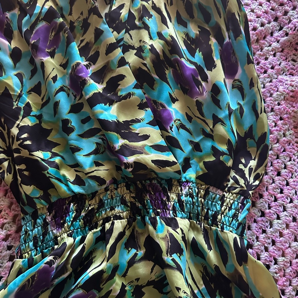 Vibrant Animal Print Dress